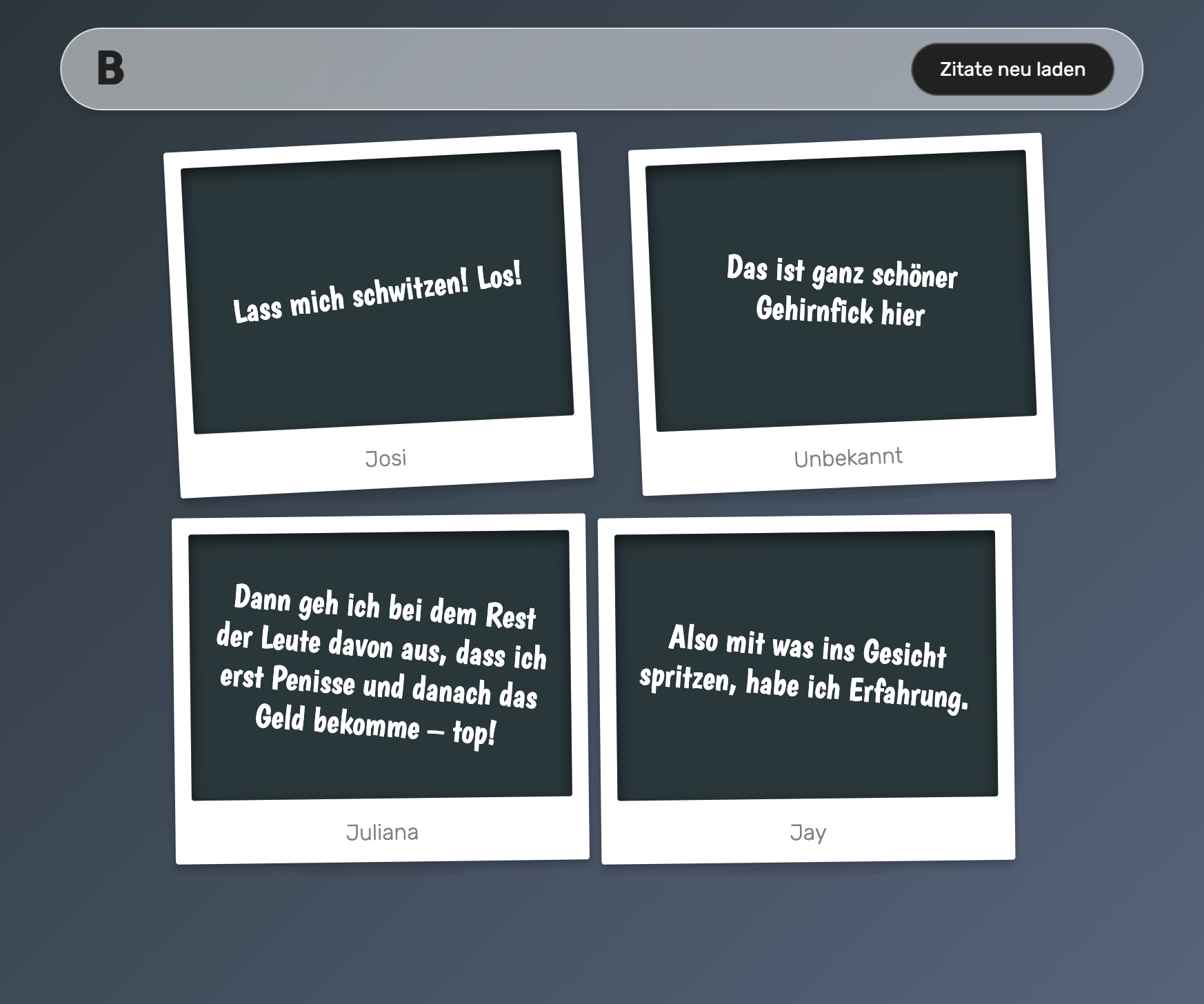 Quotes Pages Screenshot